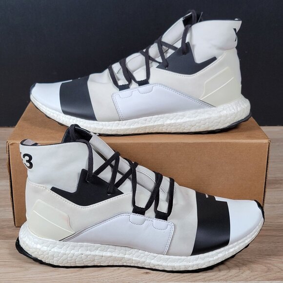 adidas Other - adidas Y3 x Yohji Yamamoto Kozoko High Shoes Men Size 11.5 White Sneakers BY2634